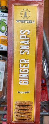Sweetzels Ginger Snaps, 10 Oz