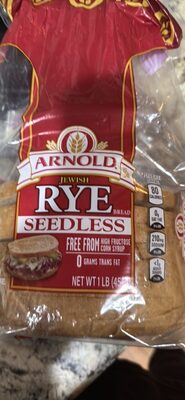 Seedless Jewish Rye Bread, Seedless