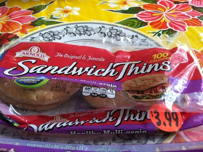 Healthy Multi-Grain Sandwich Thins Rolls, Healthy Multi-Grain
