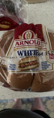 White Hot Dog Buns, White