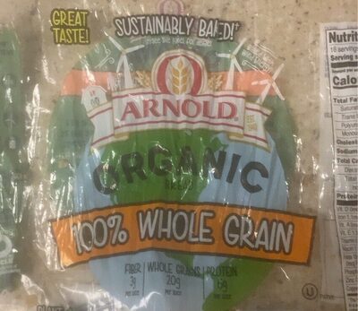 100% Whole Grain Bread, 100% Whole Grain