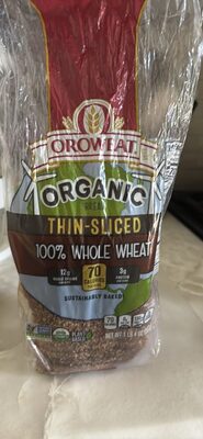 100% Whole Wheat Thin-Sliced Bread, 100% Whole Wheat