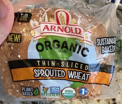 Sprouted Wheat Organic Thin-Sliced Bread, Sprouted Wheat