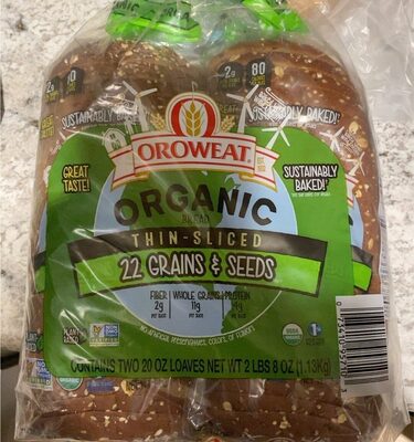 22 Grains & Seeds Thin-Sliced Bread, 22 Grains & Seeds