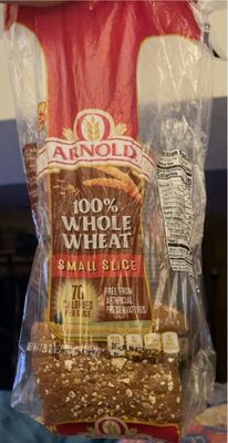 100% Whole Wheat Small Slice Bread, 100% Whole Wheat
