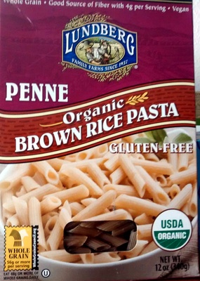 Penne Organic Brown Rice Pasta