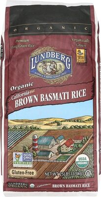 Organic California Brown Basmati Rice