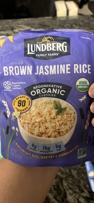 Organic Brown Jasmine Thai Hom Mali Rice, Brown