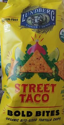 Street Taco Bold Bites Organic Bite-Sized Tortilla Chips, Street Taco