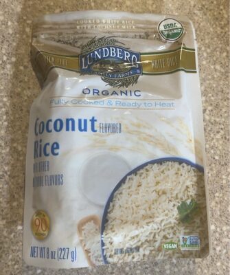 Coconut Flavored Organic Rice, Coconut