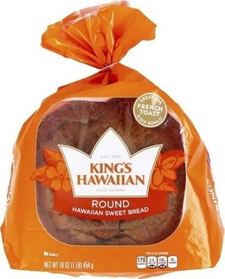 Round Hawaiian Sweet Bread, Hawaiian Sweet