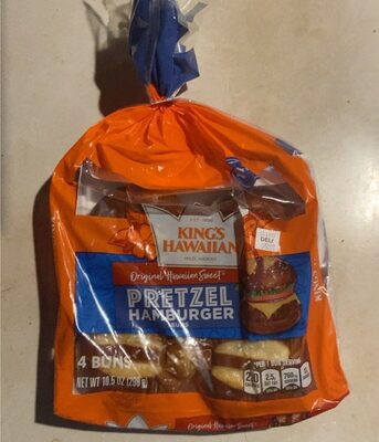 Original Hawaiian Sweet Pretzel Hamburger Buns