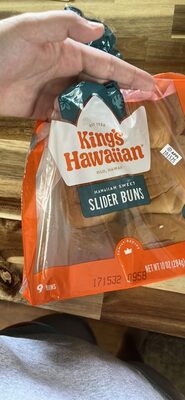 Hawaiian Sweet Pre-Sliced Slider Buns, Hawaiian Sweet