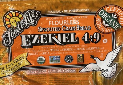 Flourless Sprouted Grain Bread