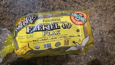 Flax Flourless Sprouted Grain Bread, Flax