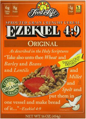 Original Sprouted Crunchy Cereal, Original
