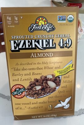 Almond Sprouted Crunchy Cereal, Almond