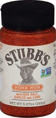 Pork Rub With Sea Salt, Garlic And Lime, Sea Salt, Garlic And Lime
