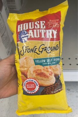 Yellow Stone Ground Self-Rising Corn Meal Mix, Yellow