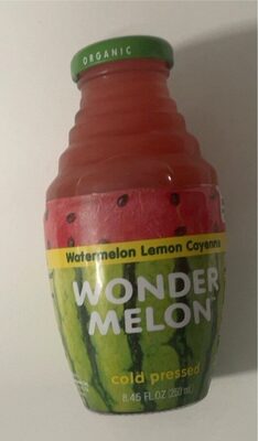 Watermelon Lemon Cayenne Cold Pressed 100% Organic Juice, Watermelon Lemon Cayenne
