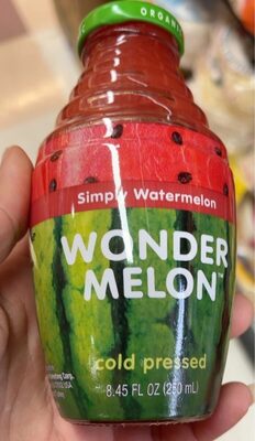 Watermelon Cold Pressed Organic Juice, Watermelon