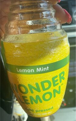 Organic Lemon Mint Cold Pressed Juice, Lemon; Mint