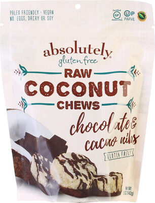 Chocolate Grain Free Coconut Chews, Chocolate
