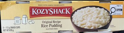 Original Recipe Rice Pudding, Original Recipe