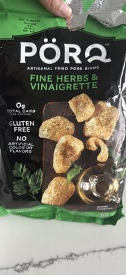 Fine Herbs & Vinaigrette Artisanal Fried Pork Rinds, Fine Herbs; Vinaigrette