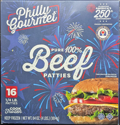 100% Pure Beef Patties