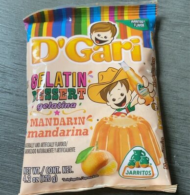 Mandarin Flavored Gelatin Dessert, Mandarin