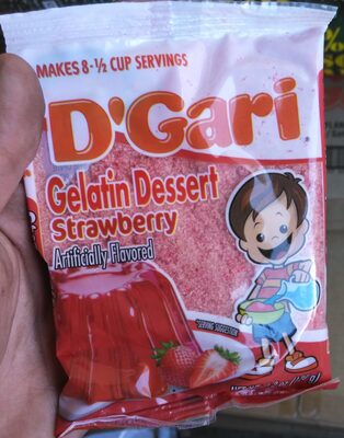 Strawberry Flavor Gelatin Dessert, Strawberry