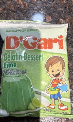 Lime Limon Flavor Gelatin Dessert, Line Limon