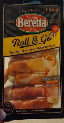 Prosciutto And Mozzarella Roll & Go, Prosciutto And Mozzarella