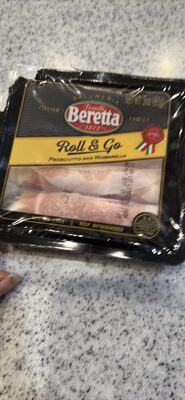 Prosciutto And Mozzarella Roll & Go, Prosciutto And Mozzarella