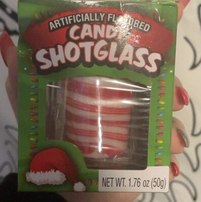 Peppermint Flavor Shotglass Candy, Peppermint