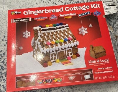 Bee Gingerbread Cottage Kit, 28 Oz