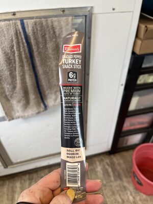 Cracked Pepper Turkey Snack Stick, Cracked Pepper Turkey