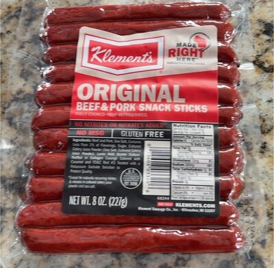 Original Pork & Beef Snack Sticks, Original
