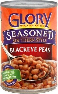 Southern Style Seasoned Blackeye Peas, Southern Style