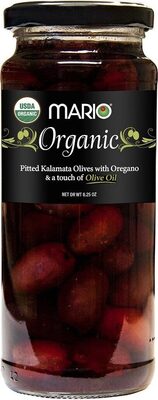 Organic Pitted Kalamata Olives With Oregano And A Hint Of Olive Oil, Oregano And A Hint Of Olive Oil