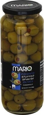 Pimiento Stuffed Green Olives, Pimiento Stuffed