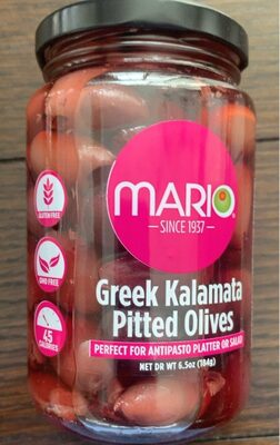 Pitted Kalamata Mediterranean Olives, Pitted Kalamata