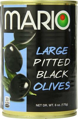 Large Pitted Black Olives