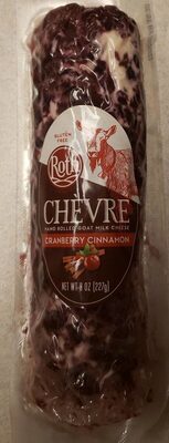 Cranberry Cinnamon Hand Rolled Goat Milk Cheese, Cranberry Cinnamon