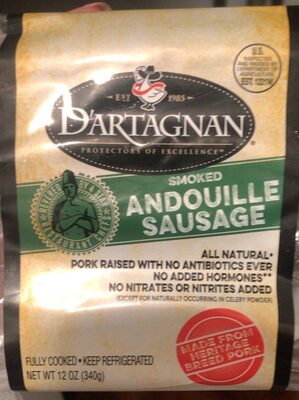Smoked Andouille Sausage, Smoked