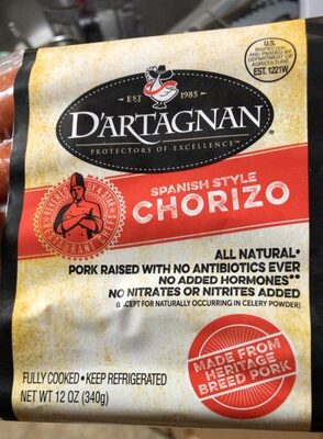 Spanish Style Chorizo, Spanish Style