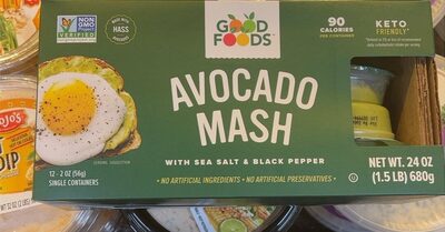 Avocado Mash With Sea Salt & Black Pepper, Sea Salt & Black Pepper