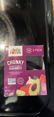 Traditional Chunky Guacamole, Traditional