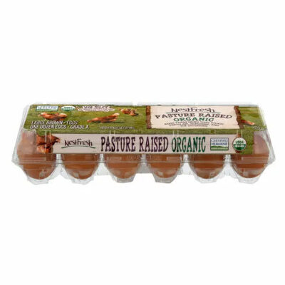 Organic Grade A Large Brown Eggs